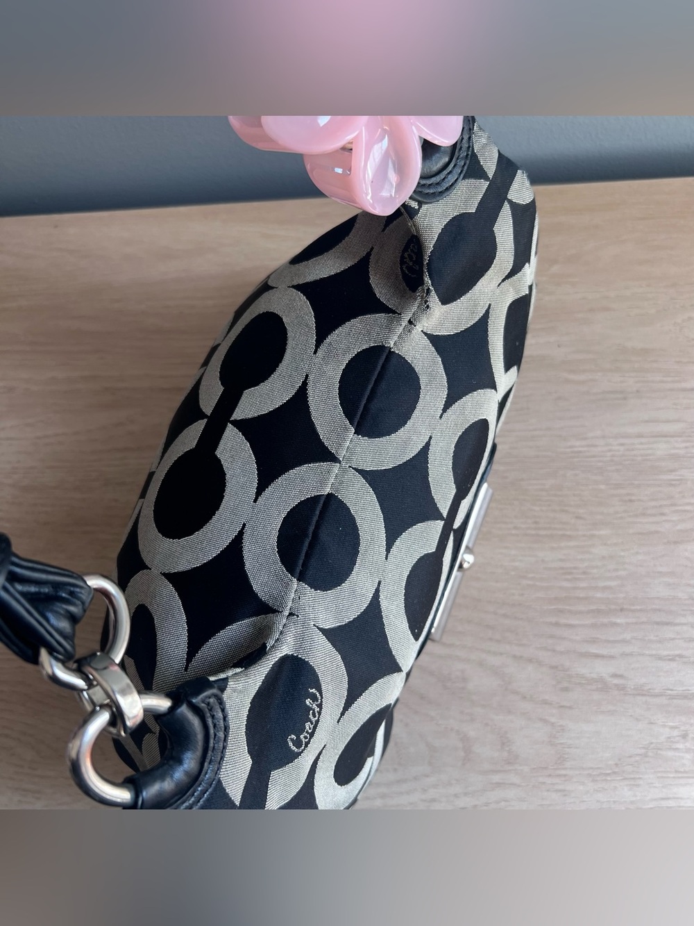 Coach Kristen Op Art Hobo Bag - Picture 2 of 7